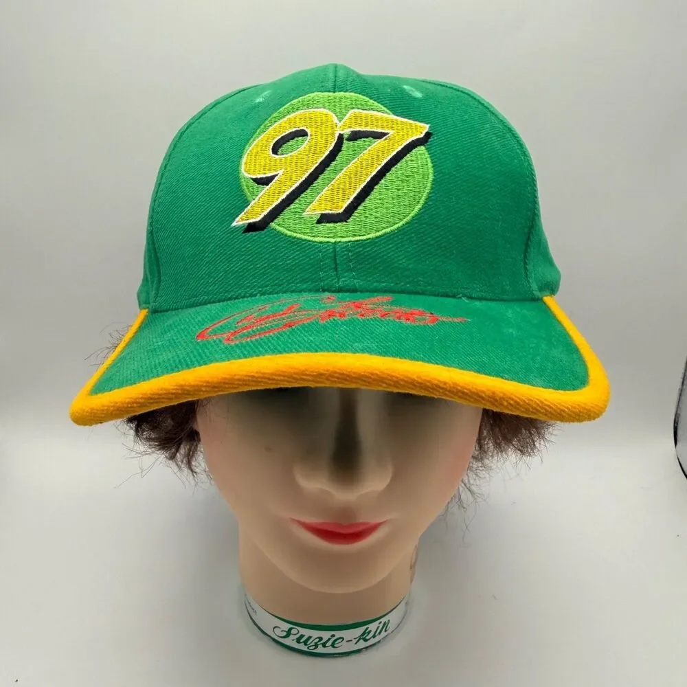 Vtg 1990s John Deere Motorsports Chad Little Hat NWOT NASCAR Tonkin Taiwan #97